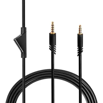 Преносимото кабел за слушалки, аудио кабел, за да изключите звука с функция за регулиране на силата на звука, съвместими с Logitech Astro A10 A10 A40