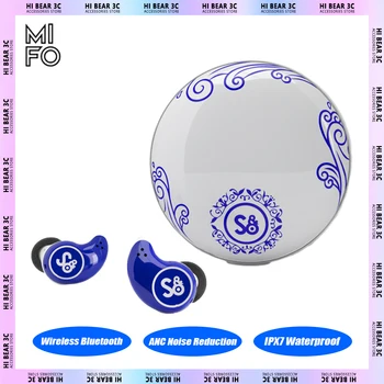 Безжични слушалки Mifo-S Bluetooth TWS за джогинг, ушите, мини-водоустойчив слот слушалките с шумопотискане ANC, спортен подарък