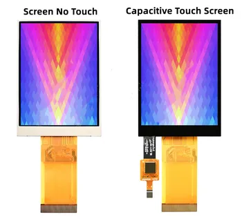 IPS 2,8-инчов 40-пинов SPI TFT цветен LCD капацитивен екран RGB565 (сензорен екран/без допир) ST7789V GT911 IC 240 (RGB) * 320 Паралелен интерфейс