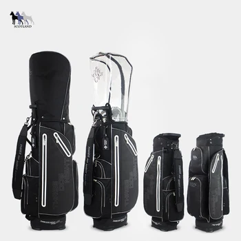 Чанта за голф, за възрастни, стандартна опаковка на топки за голф, унисекс, водоустойчив найлон, Джобно светят през нощта, Две шапки