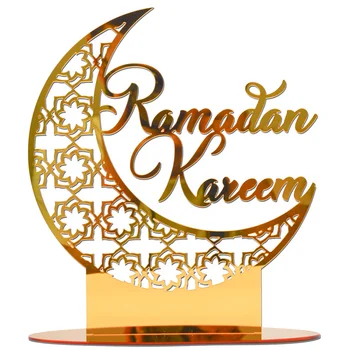 Украса Ейд Ал-Фитр празник на Мюсюлманския празник украшение Знаци Рамадан Маса Акрилни декорации плот
