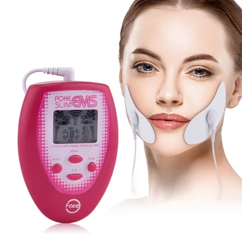 EMS Face Slimmer Мини-помощ с електромагнитна вълна, Антицелулитен Масажор за лице, Козметичен инструмент, устройства за стягане на лице, Грижа за кожата