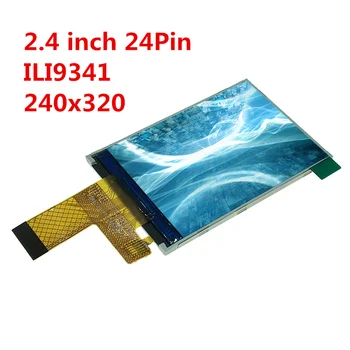 240320 TFT LCD 2,4-инчов цветен екран ILI9341 MCU БЕЗ допир 24-пинов конектор тип Супер широк зрителен ъгъл Паралелен интерфейс