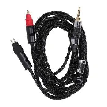 Аудио кабел с двойна игла, 8-жилен, балансиран OCC, Посеребренный аудио кабел за слушалки Sennheiser HD600/HD580/HD650/HD660s